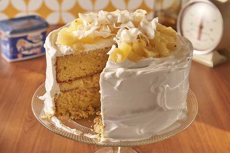 Bolo de Abacaxi com Coco