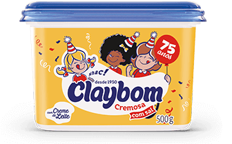 Claybom cremosa com sal 500g
