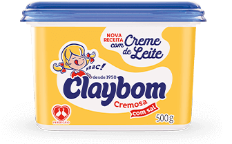 Claybom cremosa com sal 500g