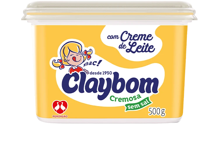 Claybom Cremosa sem sal