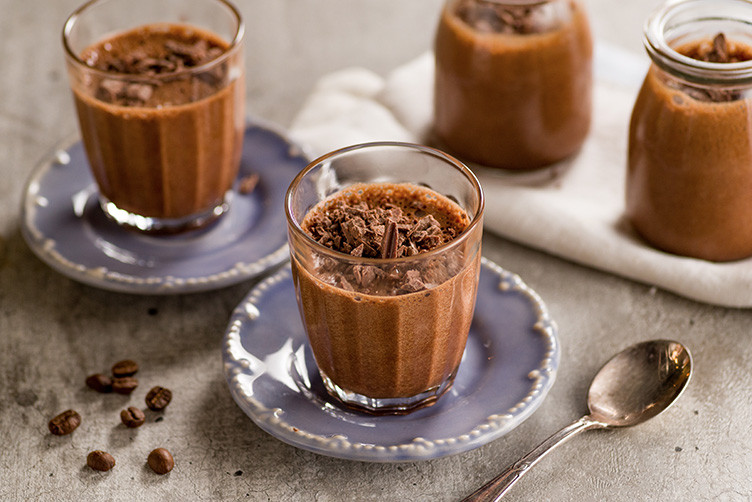 Mousse de Chocolate com Café