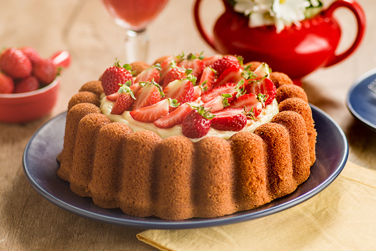 Torta Bolo de Morango