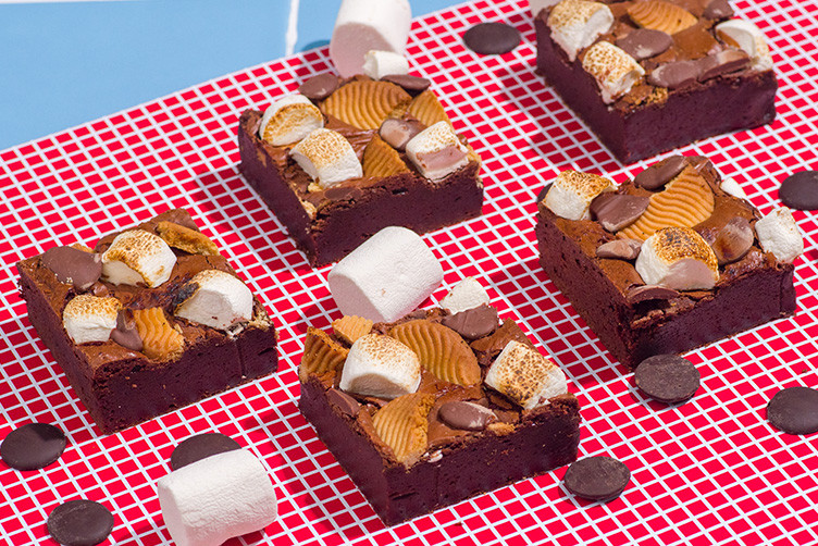 Brownie Smore´s (bolacha, Marshmallow e Chocolate)