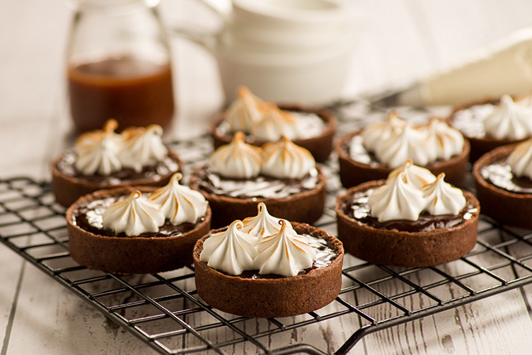 Tortinha de Caramelo com Chocolate